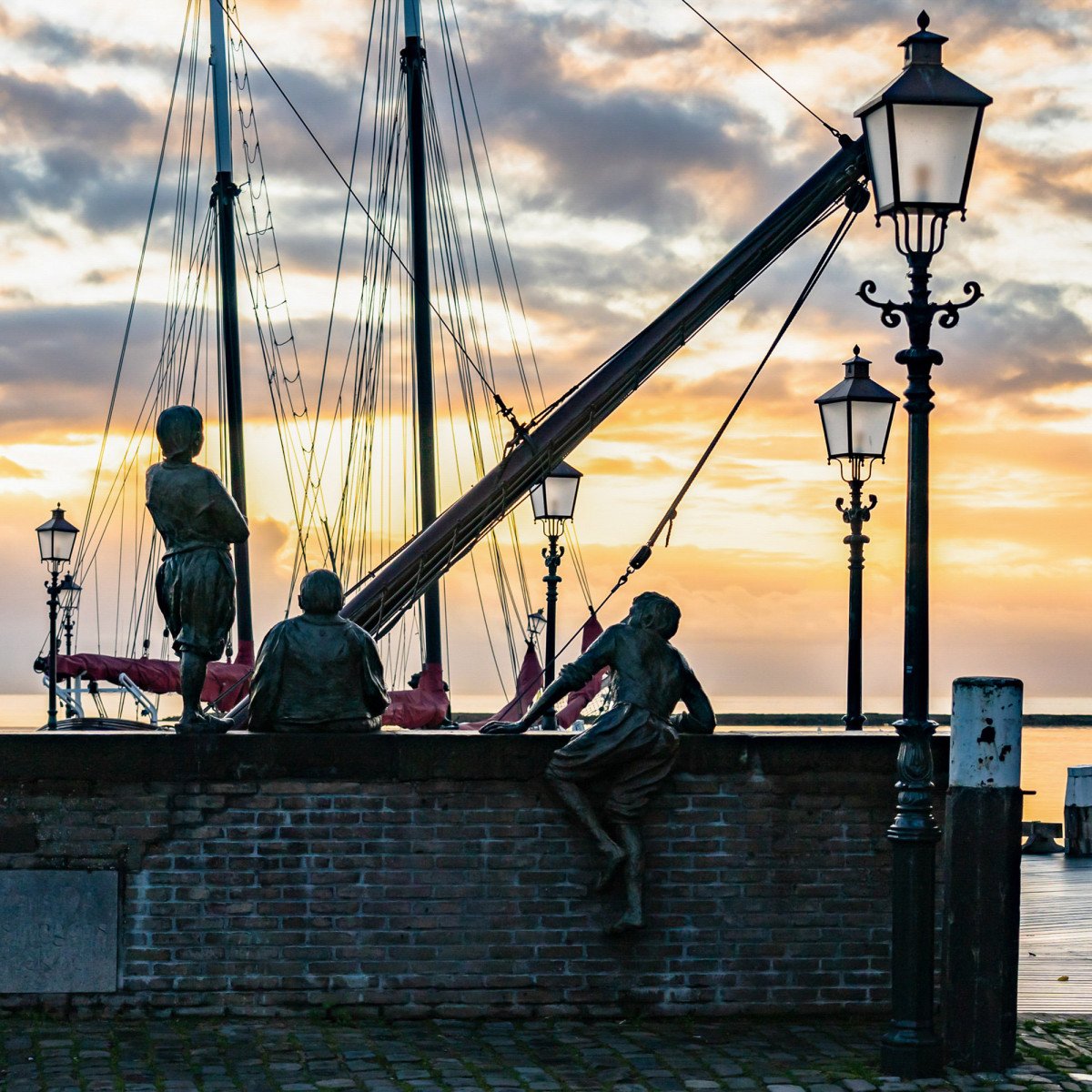 Historischer Laternenschirm Holland XL