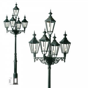 Historische Wegeleuchte London für den Garten