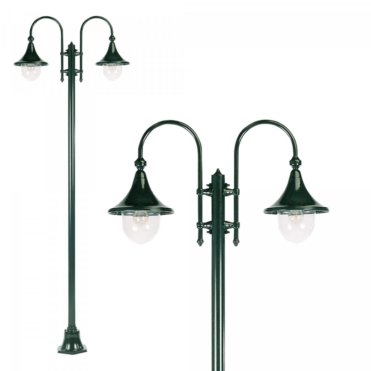 Klassische Straßenlaterne Rimini im italienischen Design