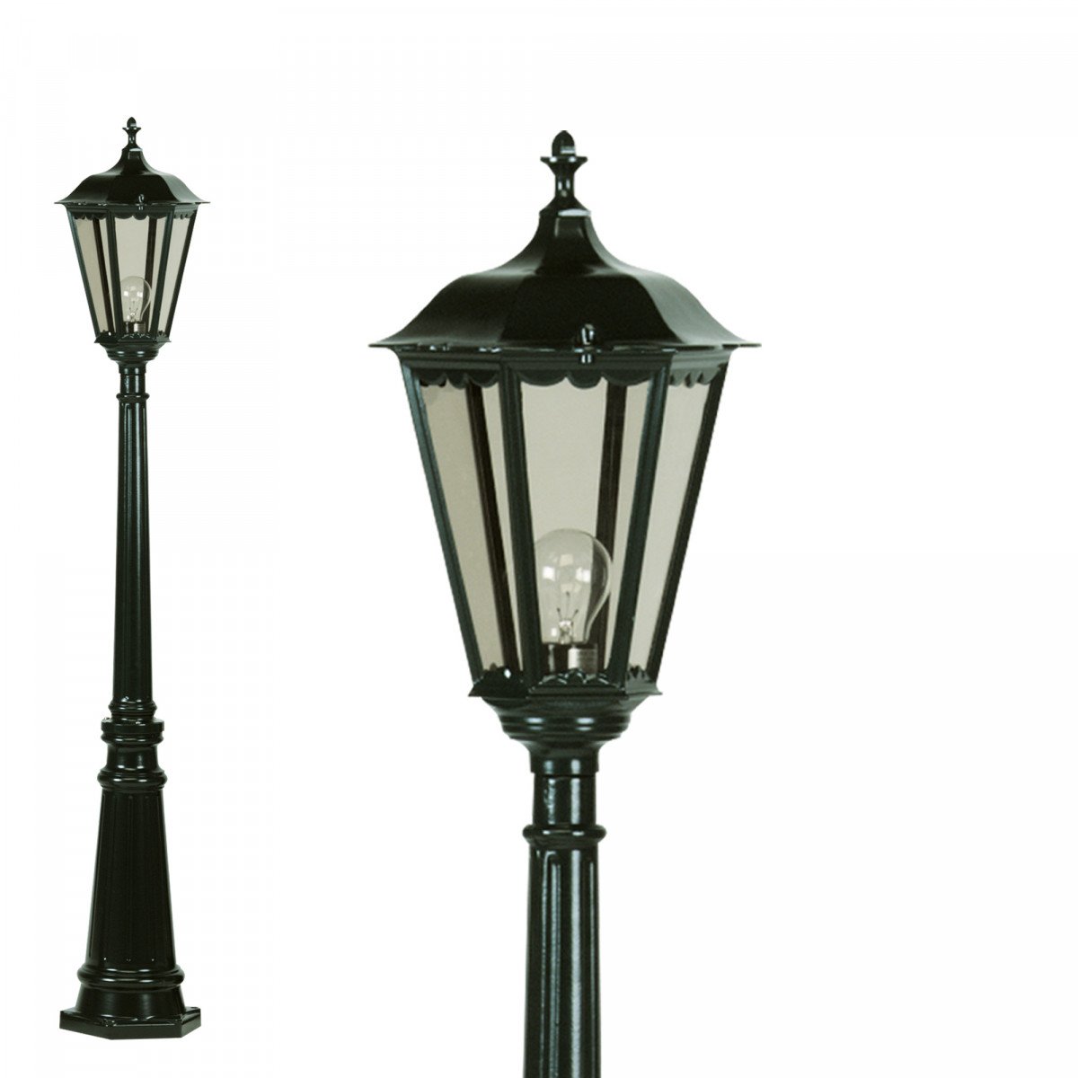 Klassische Gartenlampe Bergamo