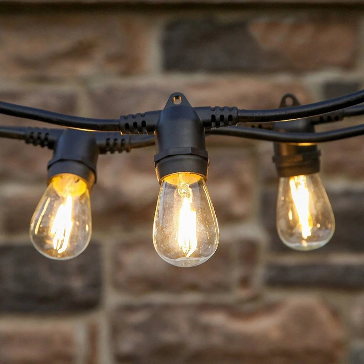 Patio Lichterkette Warmweiß 40m mit 48 LED