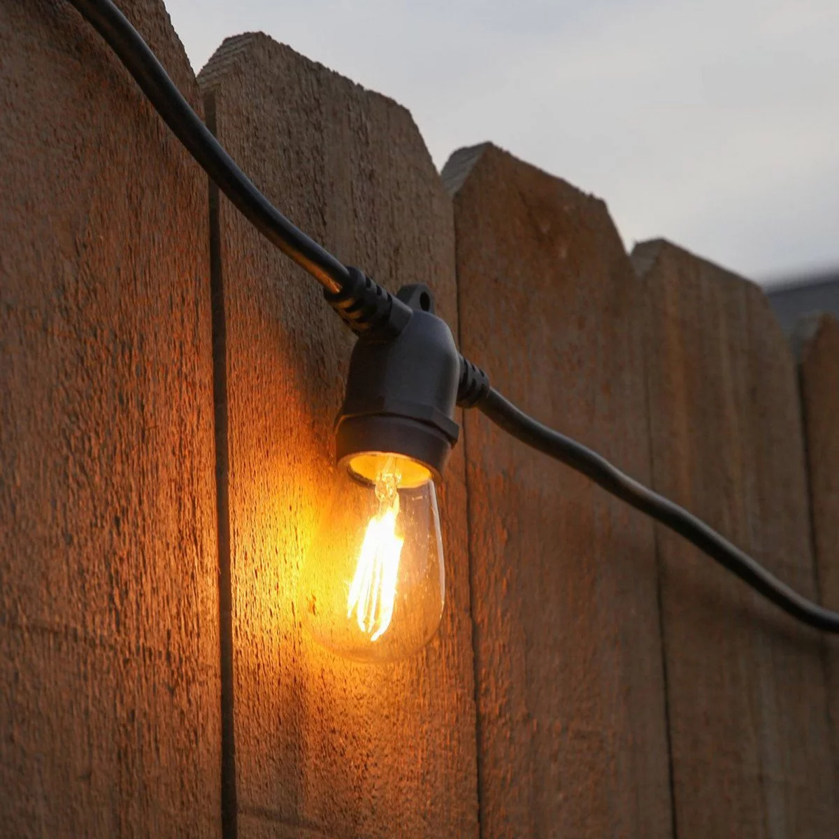 Patio Lichterkette Warmweiß 10m mit 12 LED