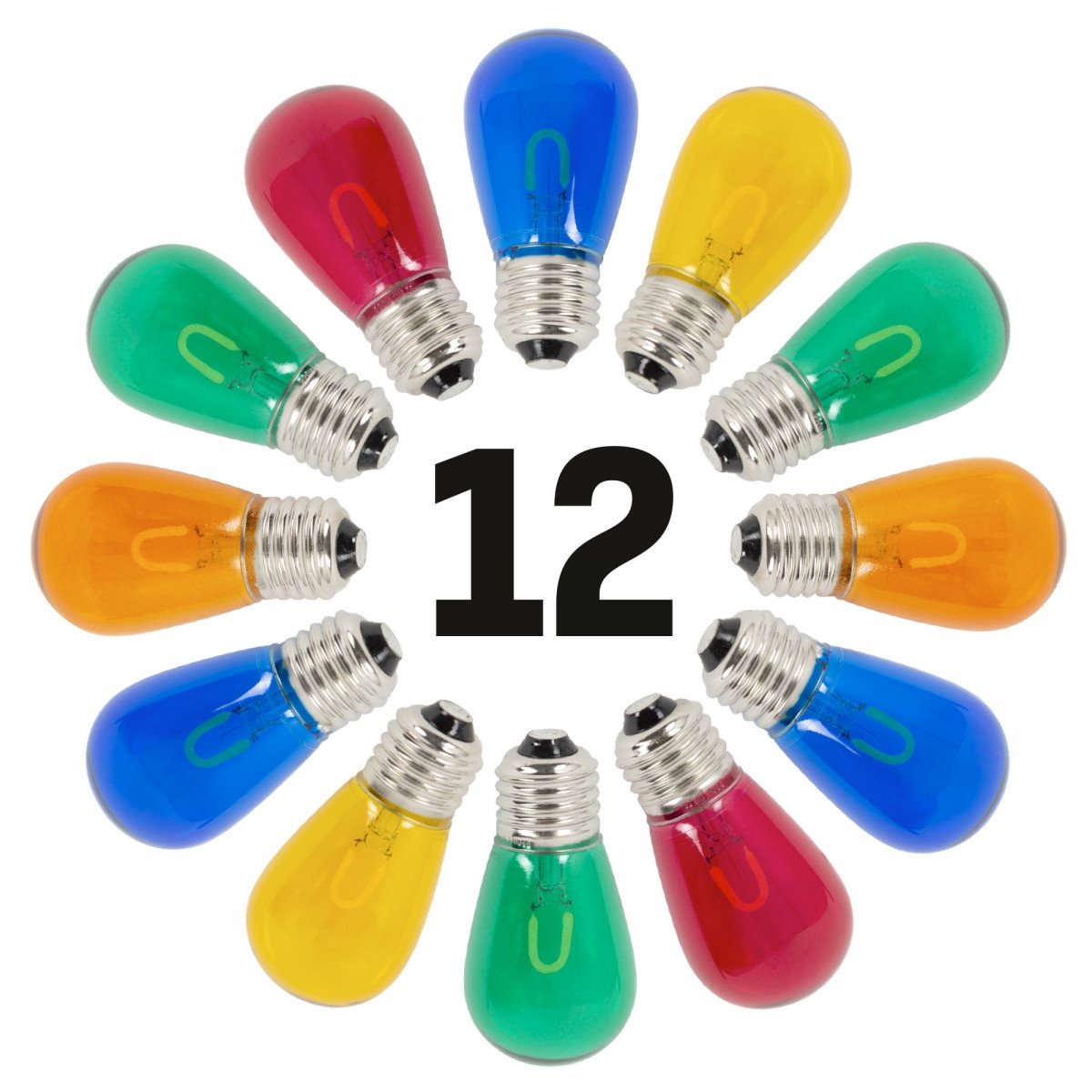 10x Set - Lichterketten LED-Lampen Bunt für Innen und Außen