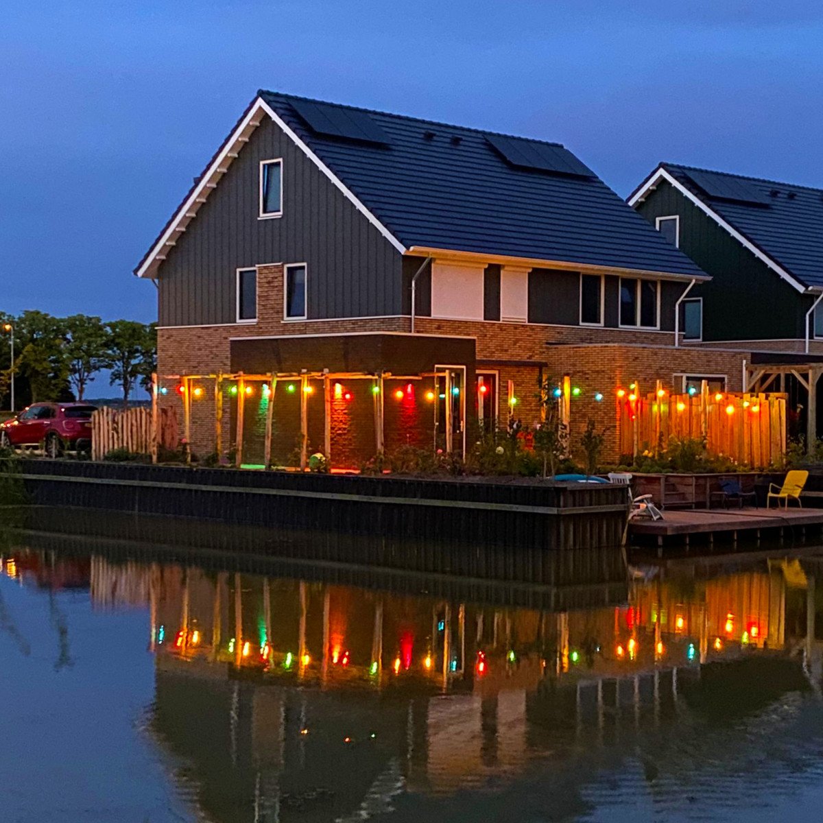 Patio 20 Innen- und Außen Lichterkette mit bunten LED's - 20 Meter 