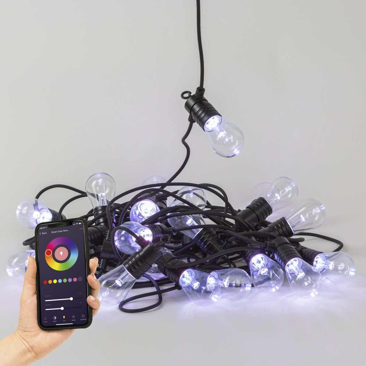 Wifi 20m Lichterkette Inkl. LEDs - 20 Meter / 24 Leuchtmittel