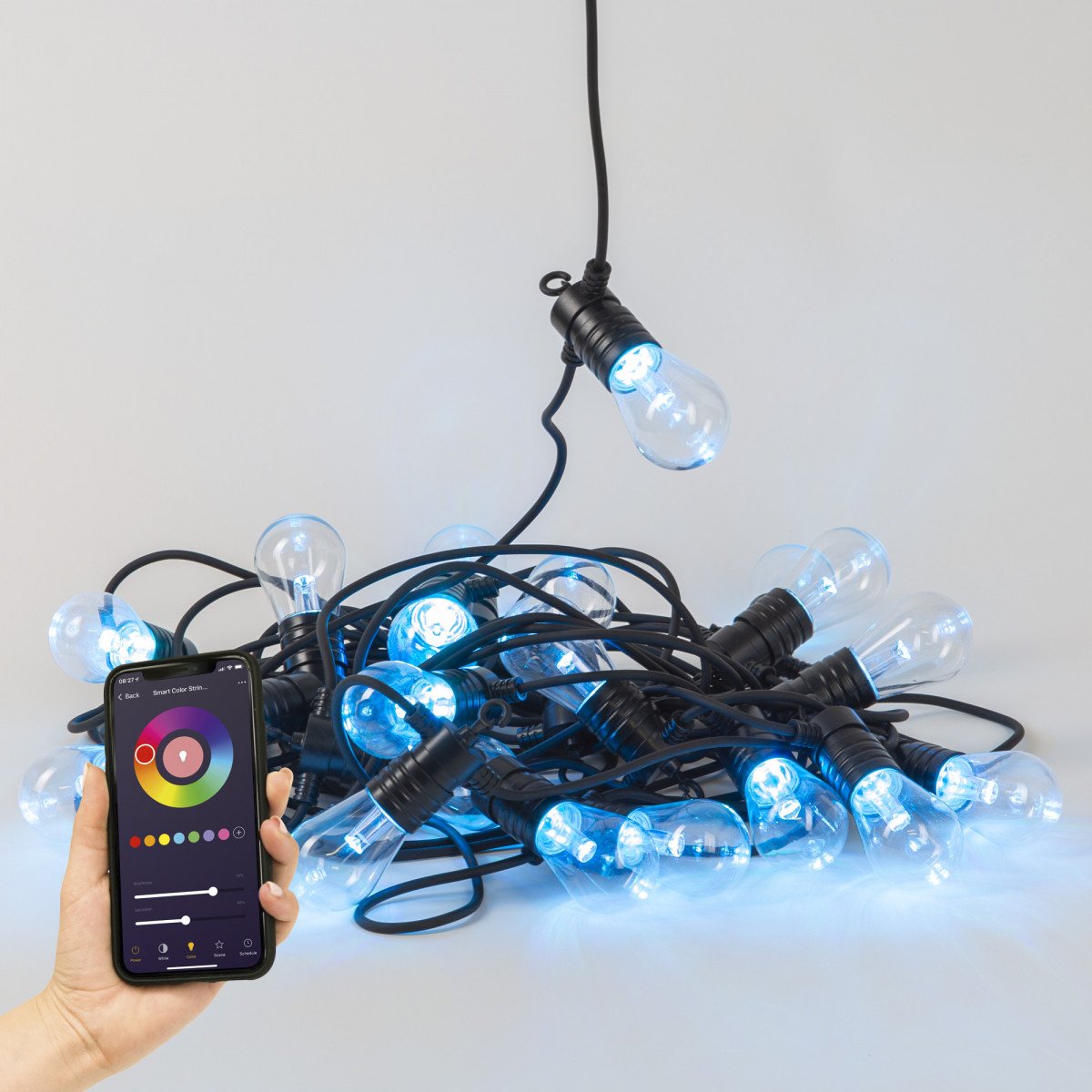 Wifi 20m Lichterkette Inkl. LEDs - 20 Meter / 24 Leuchtmittel