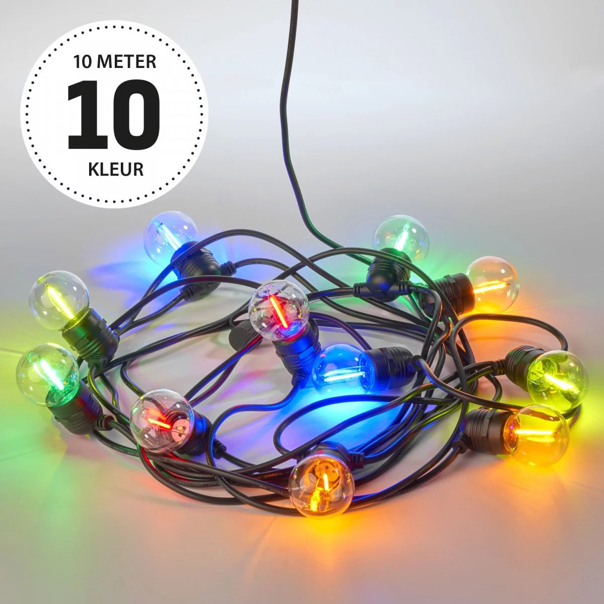 Lichterkette Party 10 Inklusive 12V LED Bunt