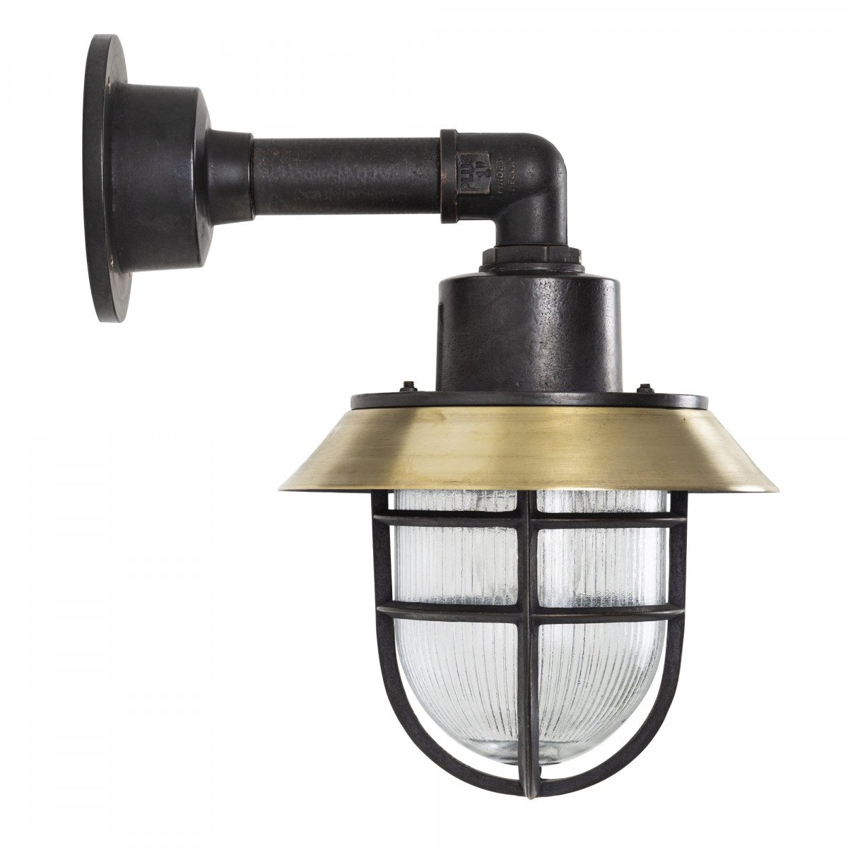 Maritime Wandleuchte Docklight Schwarz