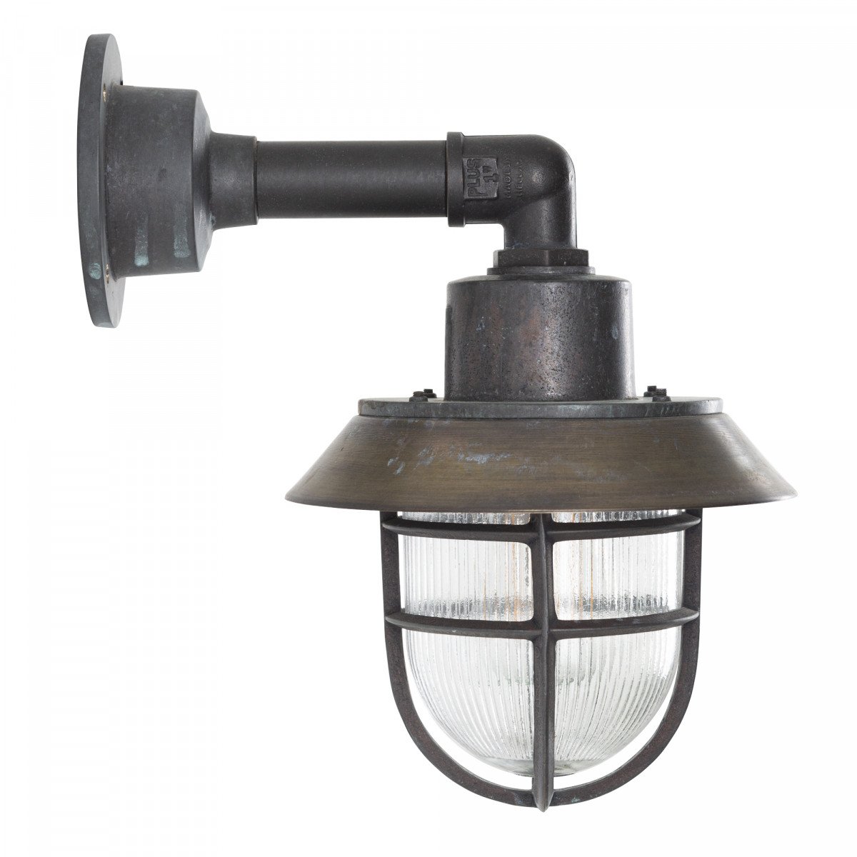 Maritime Wandleuchte Docklight Schwarz