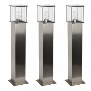 3x Set - Gartenlampe Astro 1 Silber