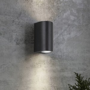 Up- und Downlighter Noa Wandleuchte Schwarz von KS Beleuchtung  Up- und Downlighter Noa Wandleuchte Schwarz von KS Beleuchtung