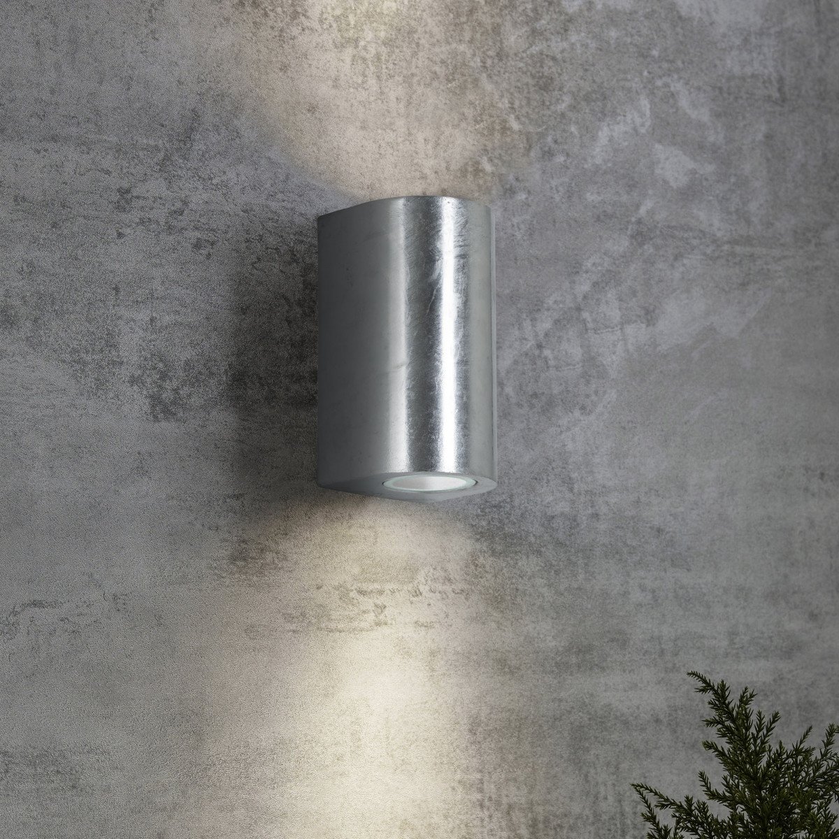 Wandleuchte, Uplighter, Downlighter, Noa, Verzinkt, KS, Beleuchtung, LED 