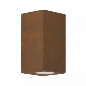 Corten Stahl Levi Außenleuchte Up und Downlighter Wandleuchte  Corten Stahl Levi Außenleuchte Up und Downlighter Wandleuchte