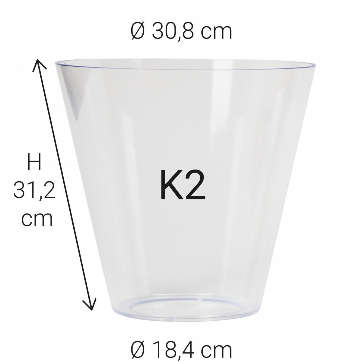 Echtglas Ersatzglas K2 