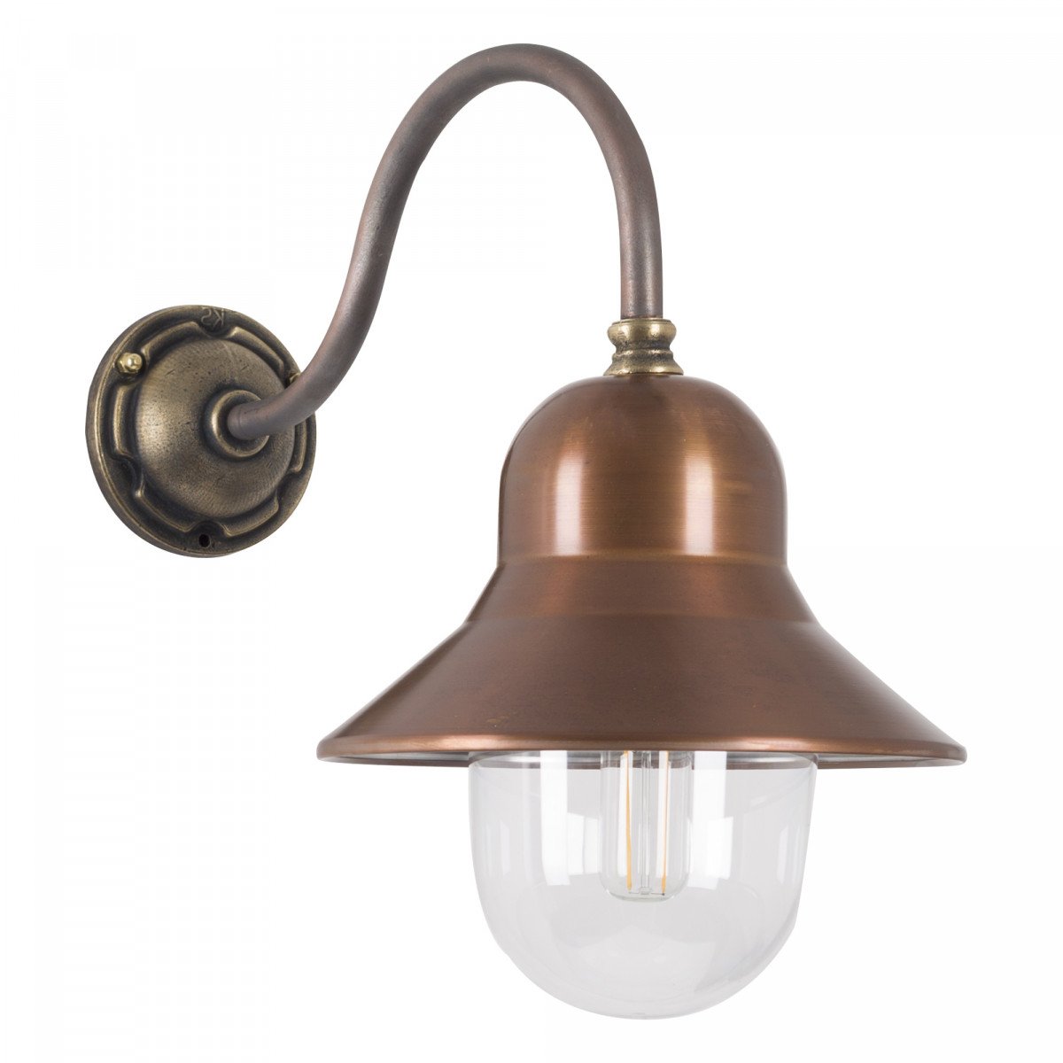Evian Wandleuchte Bronze