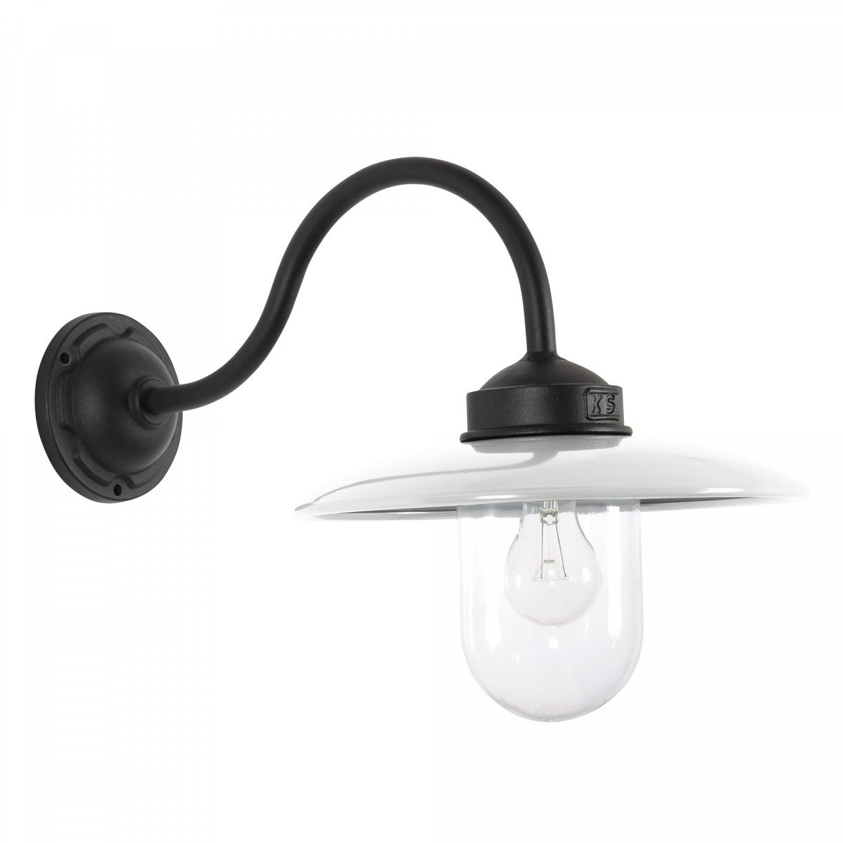 Solingen Stall Lampe Chalk White (6501W) - Nostalux - Industrial