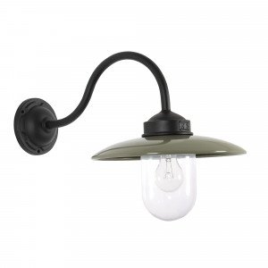 Handgemachte Hoflampe Solingen Schwarz/Taupe Handgemachte Hoflampe Solingen Schwarz/Taupe