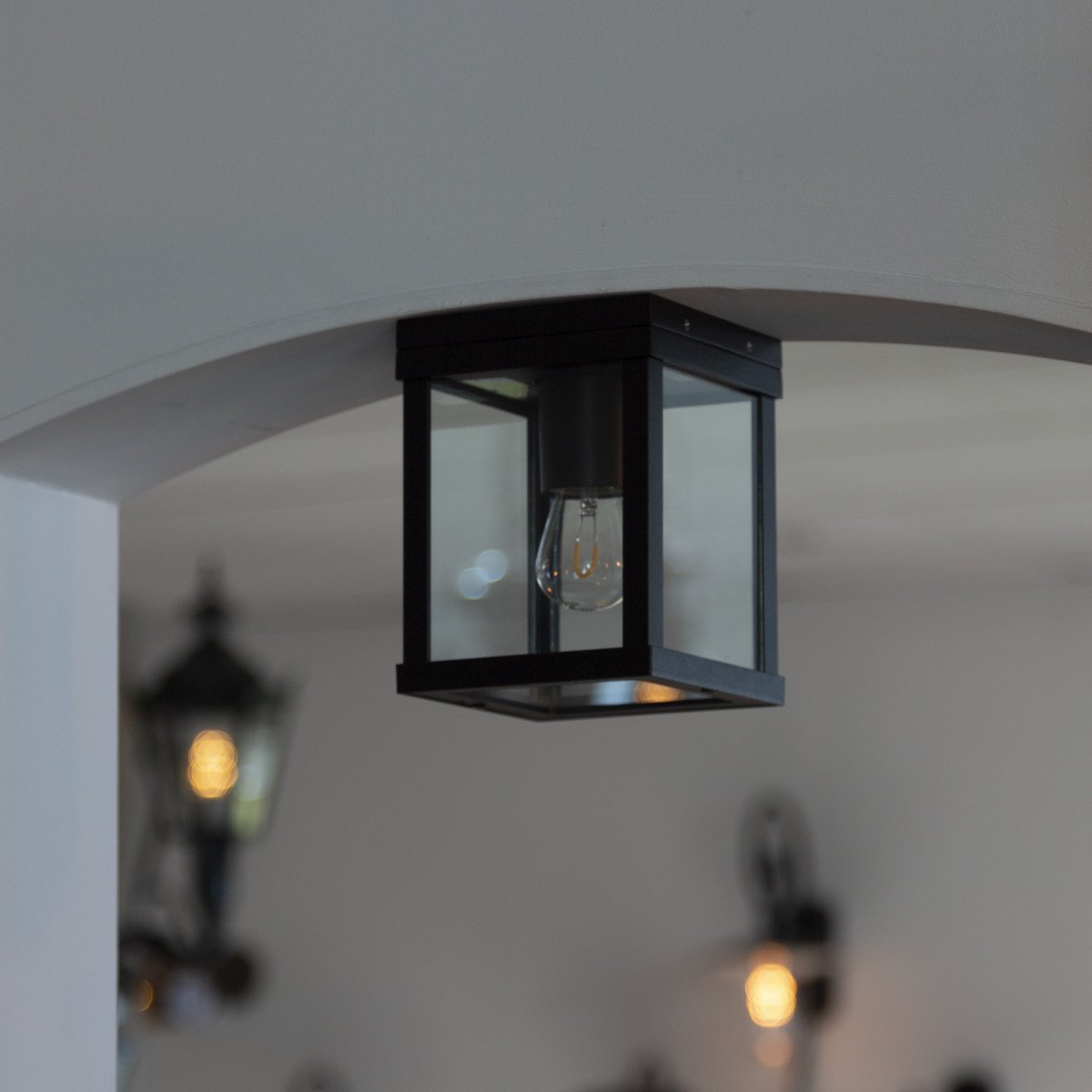 Deckenlampe Jersey schwarz mit Smart Wifi LED 