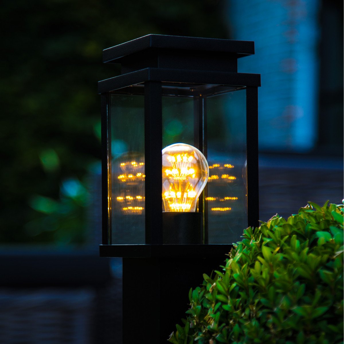 Jersey Gartenlampe Corten 60cm mit LED