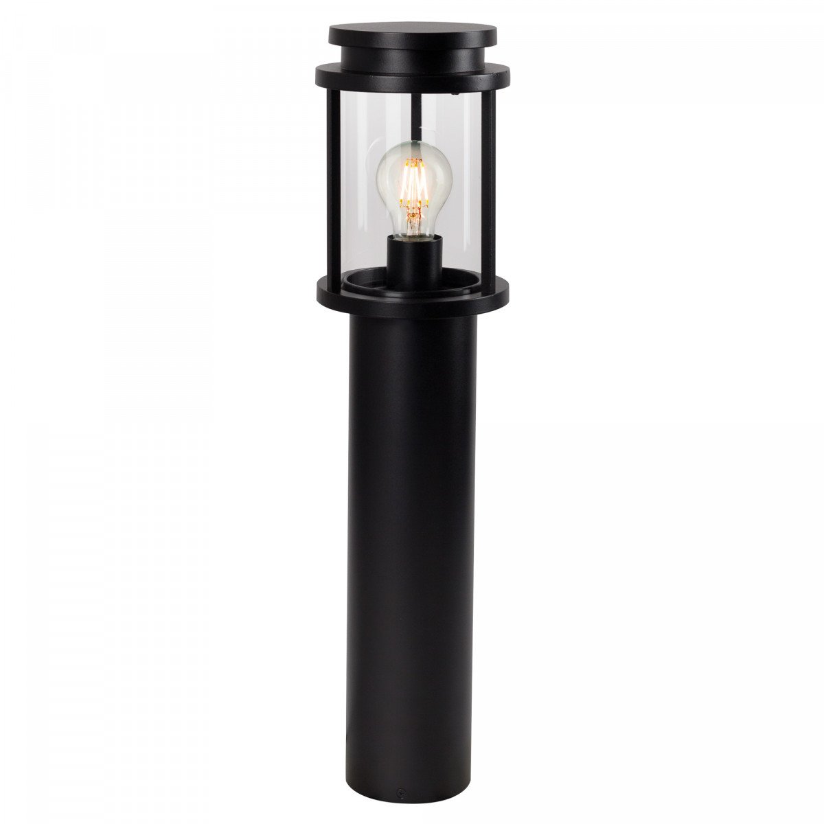 Moderne Gartenleuchte Sydney aus Aluminium mit Schwarzer Pulverbeschichtung und Smart Wifi LED 