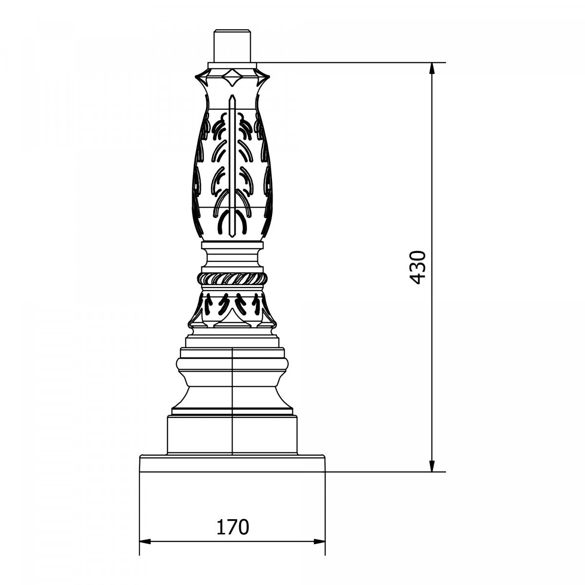 Sockel, KS5, Laterne, Mast, Pfahl, Laternenpfahl, Laternenmast 