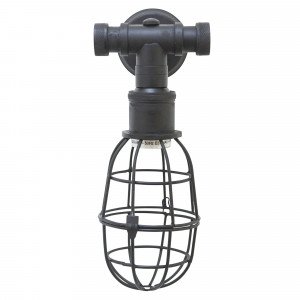 Retro & Vintage Wandleuchte Sandford Schwarz