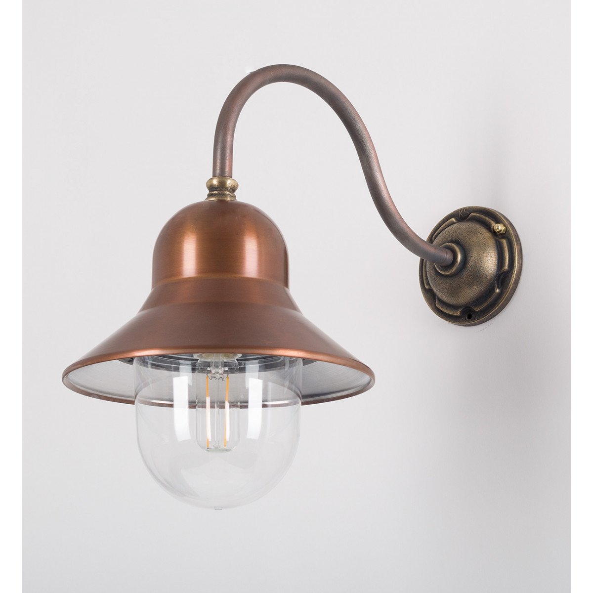 Evian Wandleuchte Bronze