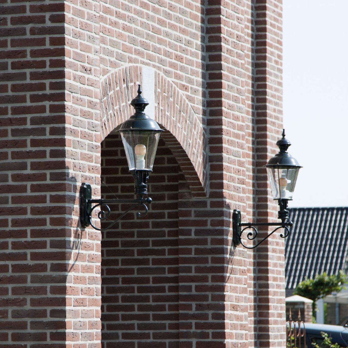 Außenlampe Notar L im Landhausstil 