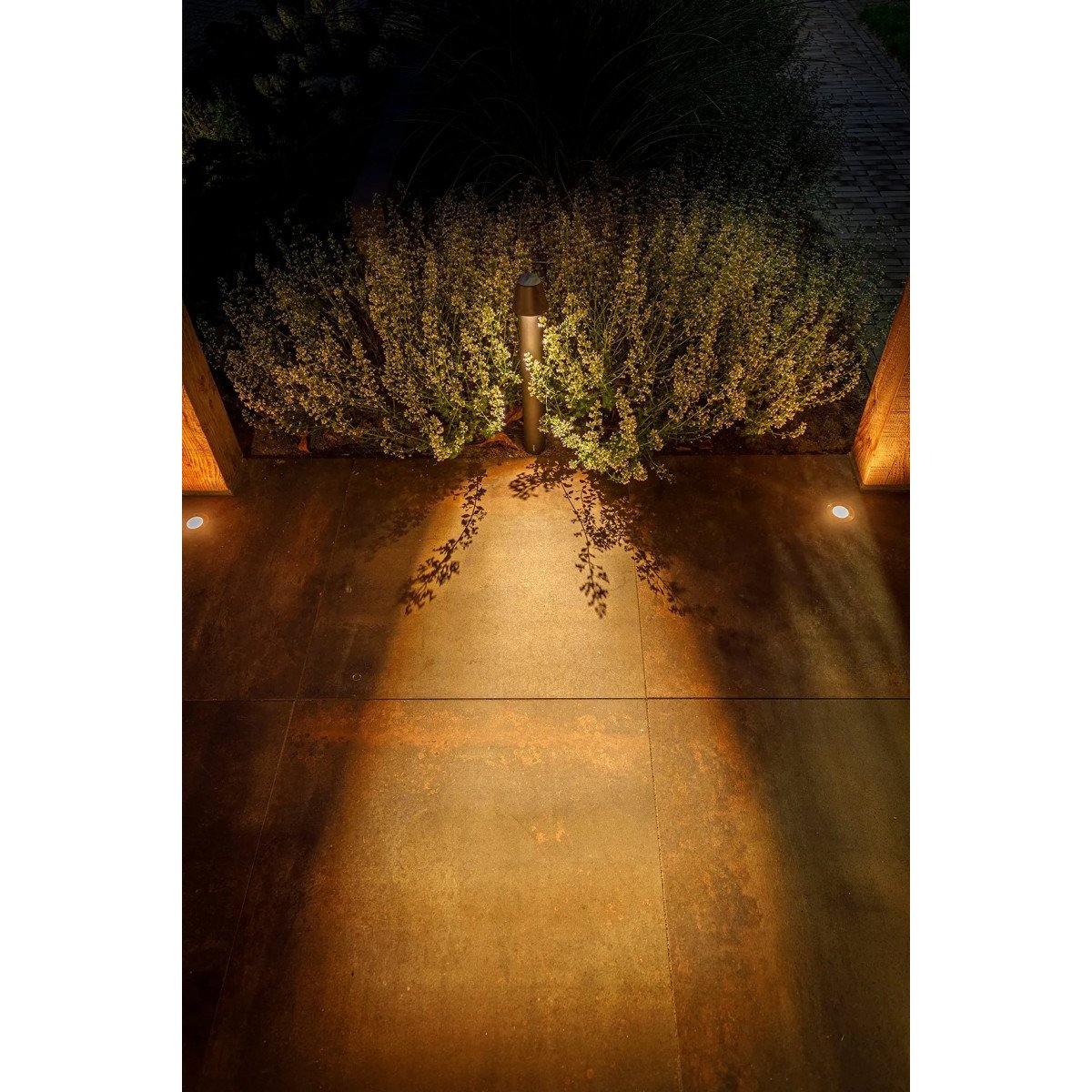 Gartenlicht Oberon DL 12 volt Zwart RVS modern