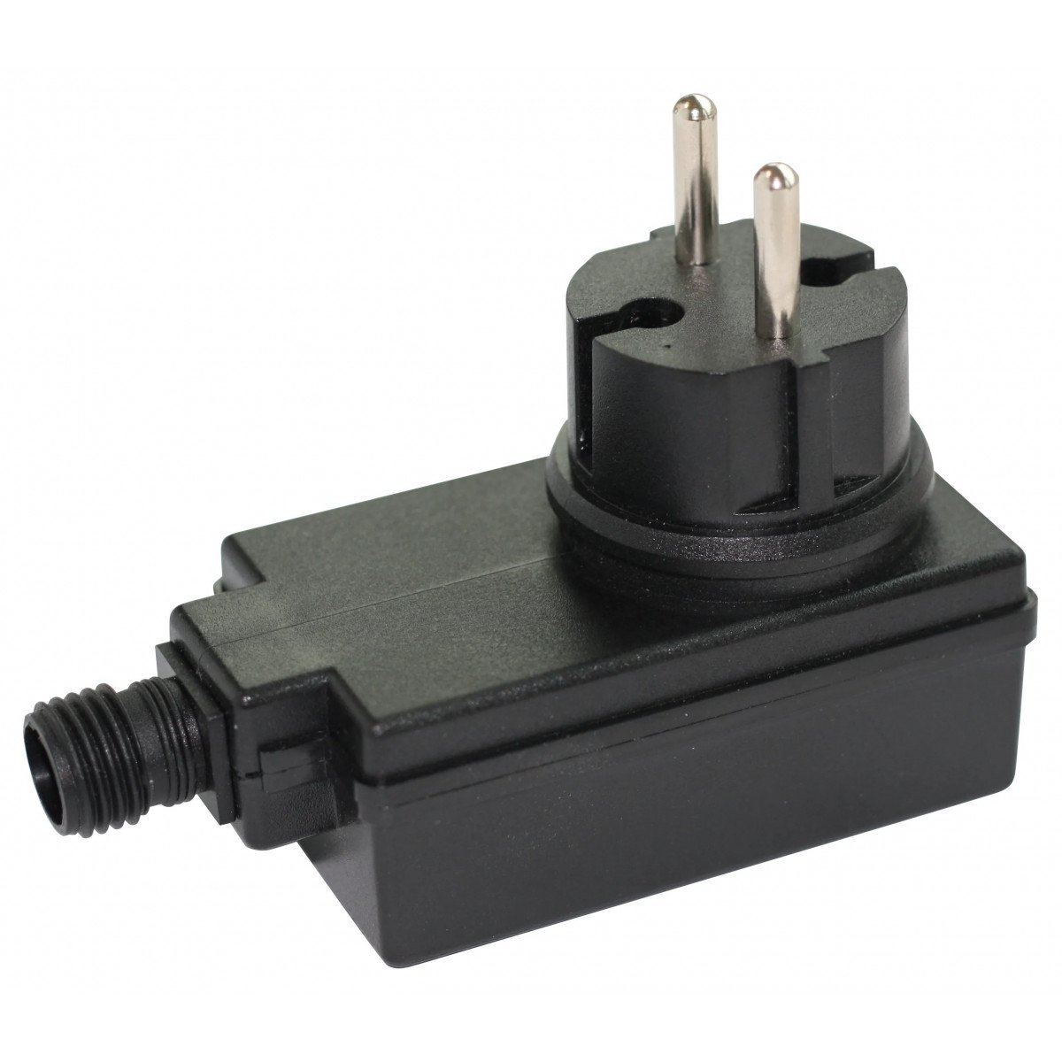 Transformator 24W voor 12V tuinverlichting zwart