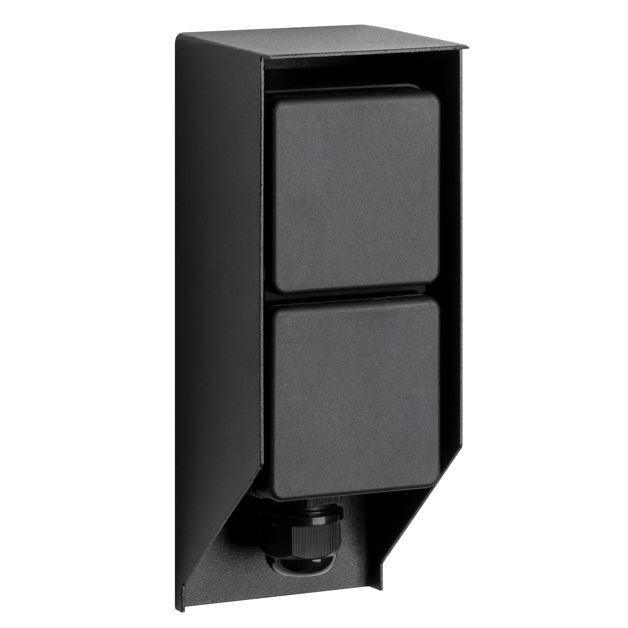 DEWIN Außensteckdose Wasserdicht IP66 – Doppelsteckdose 16A, EU-Standard, Für Garten & Terrasse