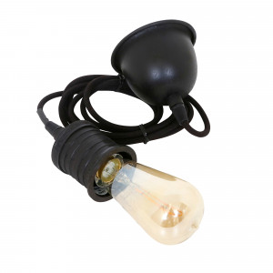 Pendelleuchte Wire & Holder schwarz