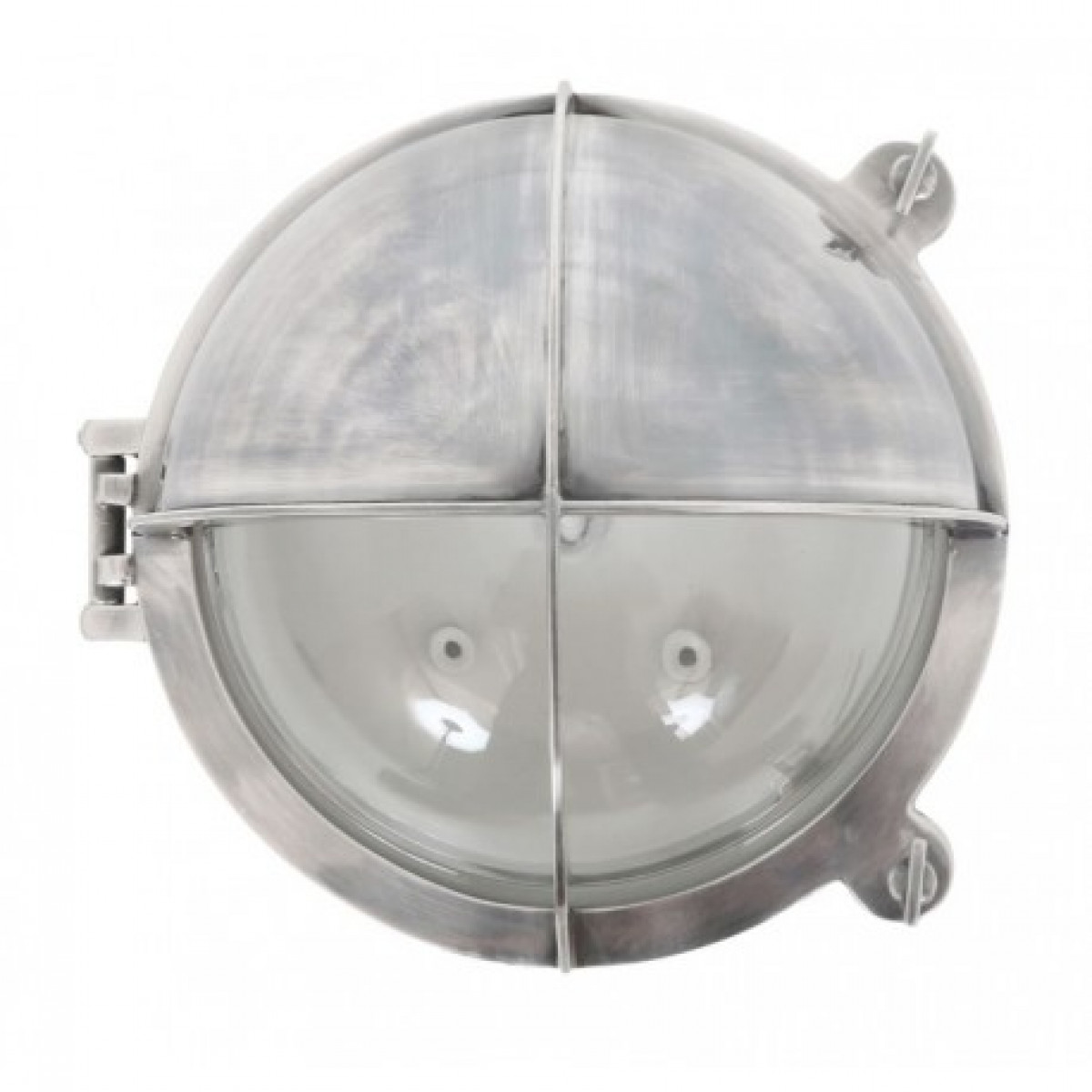 Schiffsleuchte - Nautische Lampe - Maritime Schiffsleuchte - Schiffslampe Taylor Silber - Nostalux