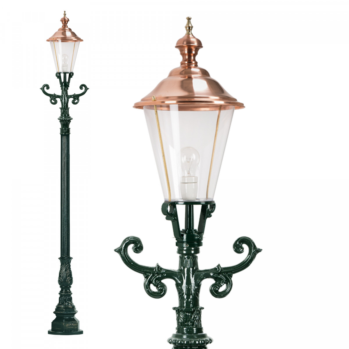 Gartenlaterne Stuttgart - Außenleuchte rund