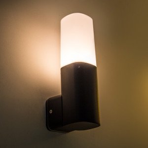Wandleuchte SUB Schwarz moderne Außen Wandlampe