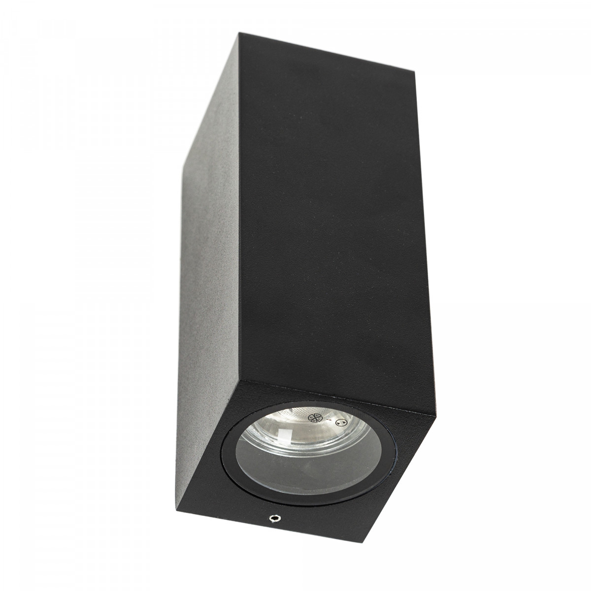 Geo Wandleuchte Up & Downlighter Schwarz