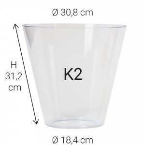 K2 Kunststoff durch echtes Glas ersetzen
