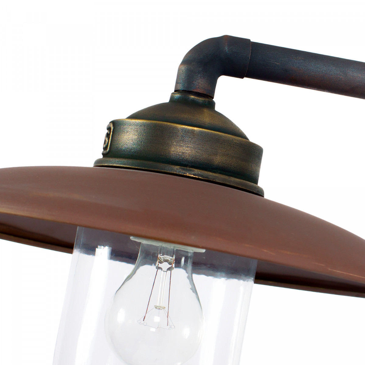 Hoflampe Palazzo Bronze Kupfer