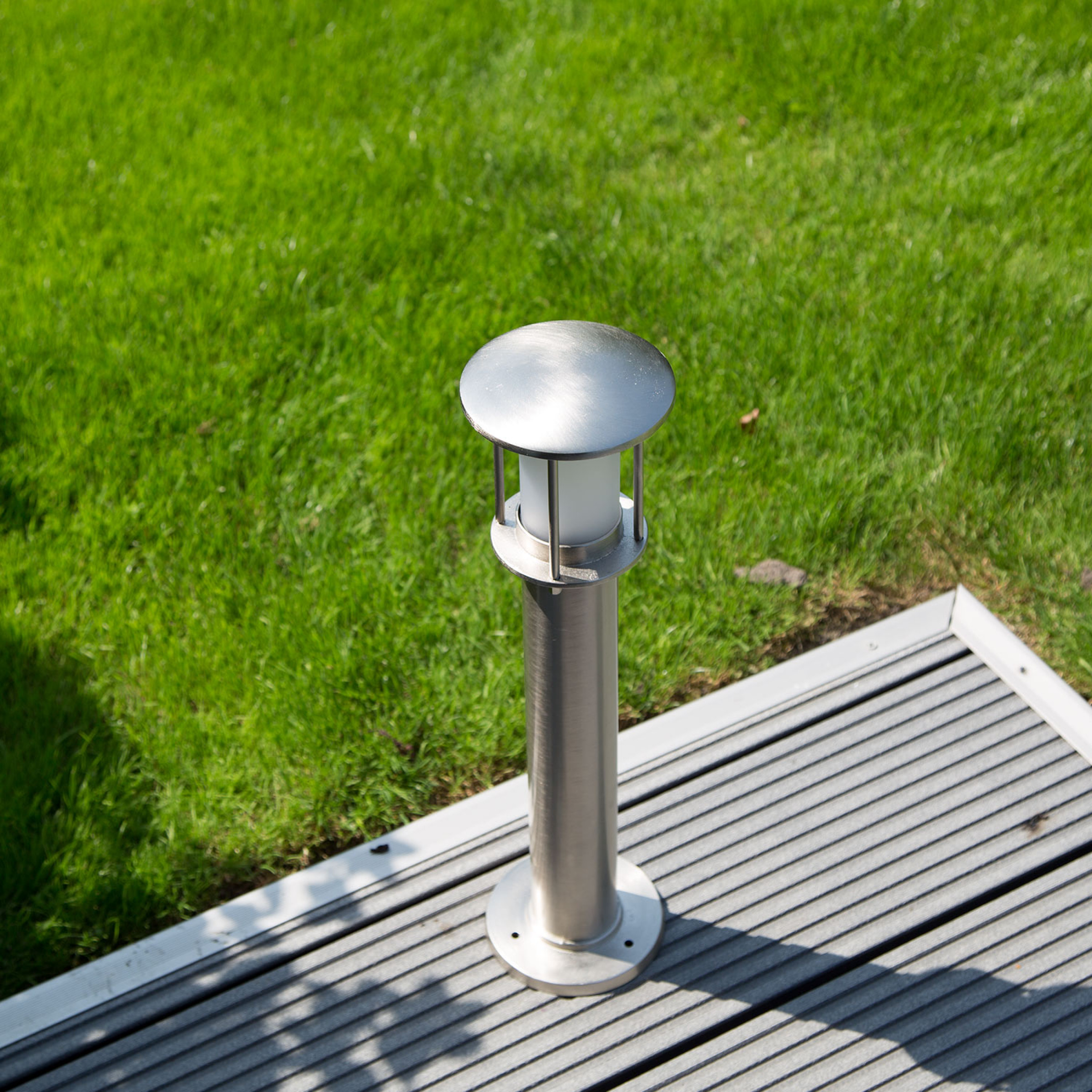 Nautische Gartenlampe Resident 2 Nickel