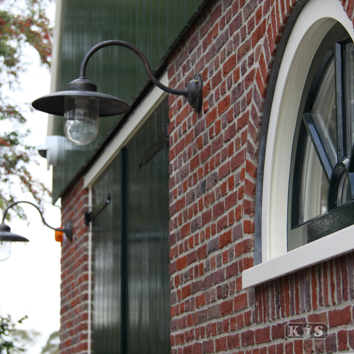 Handgemachte Hoflampe Landes Bronze/Kupfer | Nostalux.de